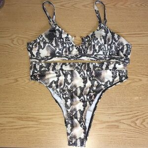 Snake Print Bikini